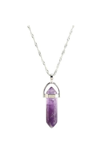 Amethyst Stone Natural Stone Necklace