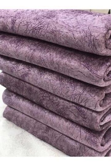 Sofa Sofa Bed Cover Lilac Plum Vein Patterned Anti-Slip Base Sponge Top Fabric Velvet