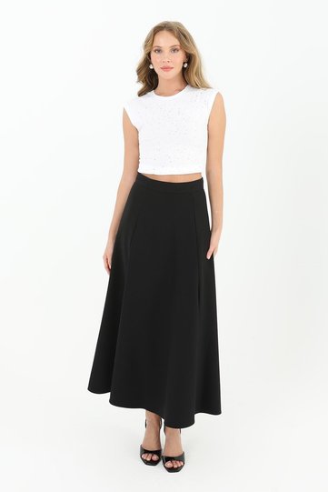 Women's Tiered Bell Flare Skirt 18201