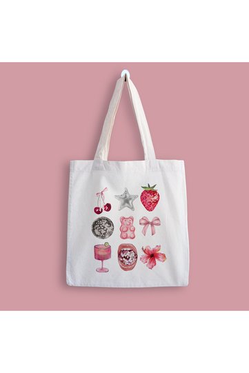 Aesthetic Waterproof Printed Cloth Bag, Beach Bag