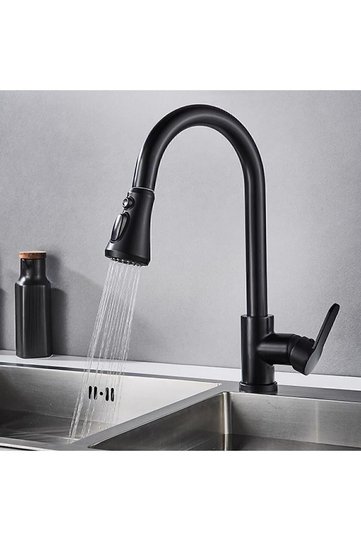 Black Spiral Kitchen Faucet Black Kitchen Decor Faucet