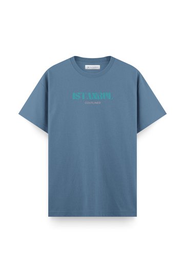 Istanbul Patterned Basic Regular T-Shirt