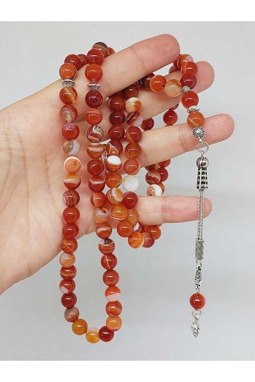 Agate Stone 99 Prayer Beads 8mm (14235)