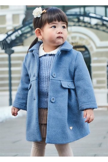 Baby Girl Fabric Jacket Blue 2479