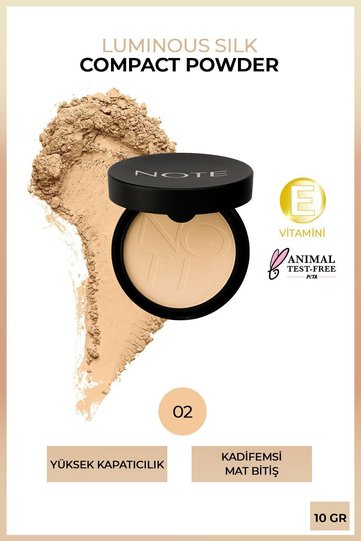 Luminous Silk Compact Powder Matte Finish Powder - 02 Natural Beige