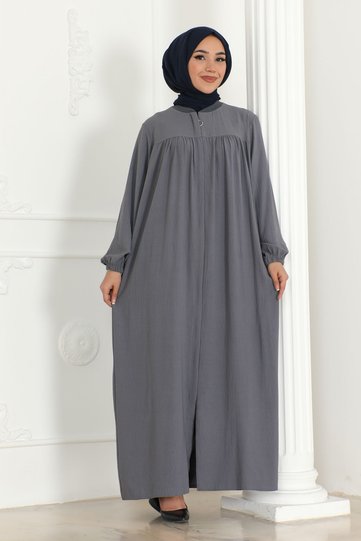 زي مولانا كستوم كاجوال فيراس رمادي