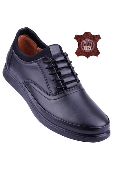 Inside and Outside Genuine Leather Ultra Lightweight Orthopedic Casual Men's Shoes