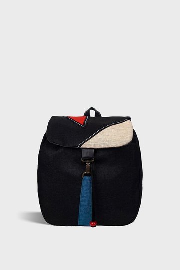 Women's Black Backpack Ksırt01