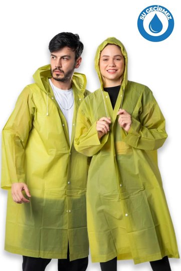 Rainbook Women's Men's Waterproof Hooded Eva Fabric Adult Rainbook