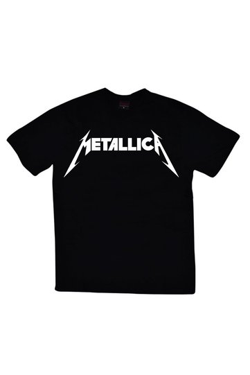 Metallica Printed Unisex 100% Cotton Black T-Shirt