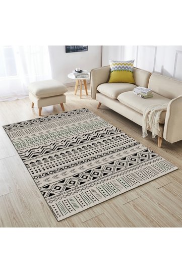 Home indoor anti-slip rectangular decorative carpet