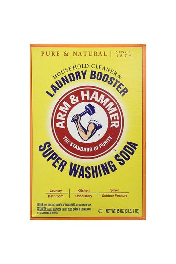 Arm and Hammer Super Washing Soda Detergent Booster and Household Cleaner, 55 oz Box, Sodium Carbonate Powder Laundry Booster, Water Softener and Multi-Surface Cleaner for Traditional and HE Washers