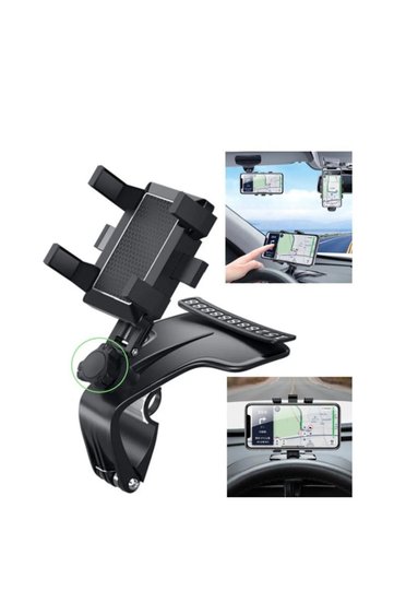 Car Phone Holder with Number 360 Degree Display Top Torpedo Holder