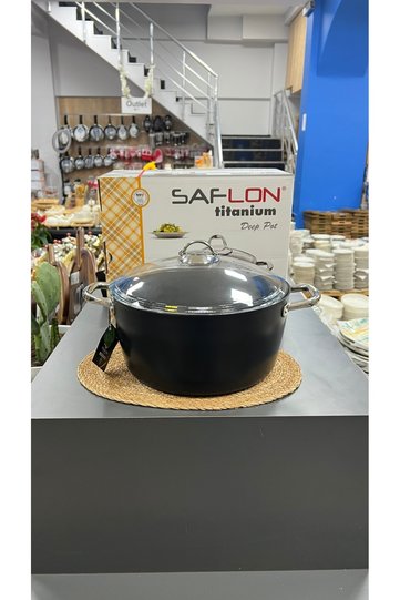 Safi̇nox 32 cm Deep Titanium Cooker