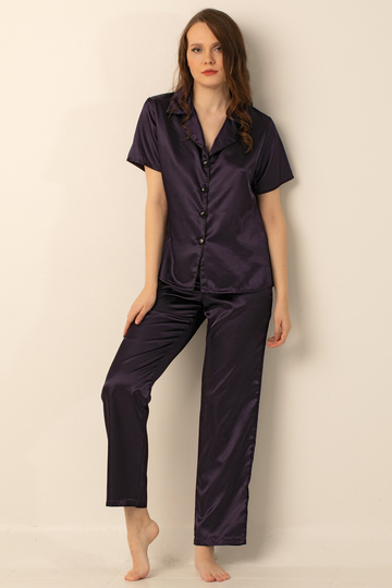 Women's Satin Pajama Set