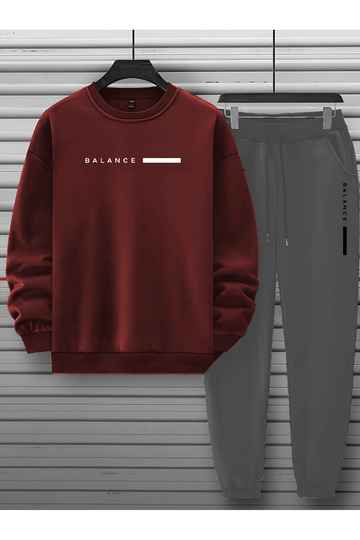 Unixsex BALANCE Printed Raised Tracksuit Set