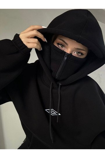 Trend Masked Hooded Sweatshirt Hoodie Unisex