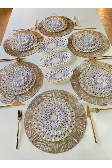 27 Pcs Brown Set