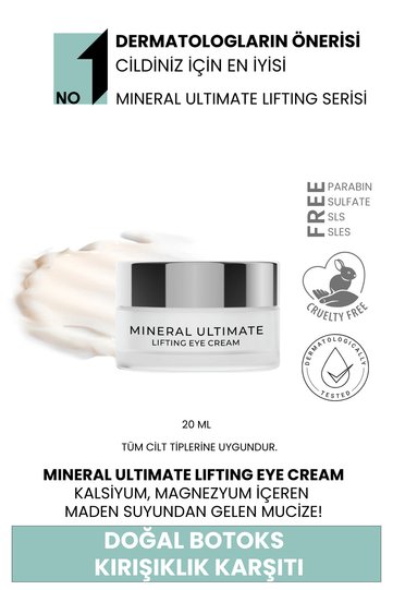 Mineral Ultimate Anti-Wrinkle Botox Effective and Recovery Eye Cream 20ml