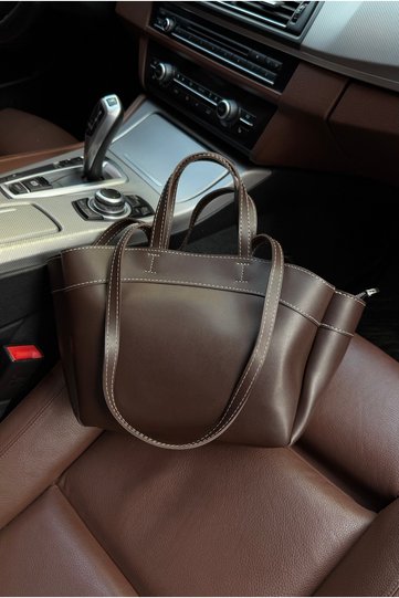 Women's Double Strap Bag Brown