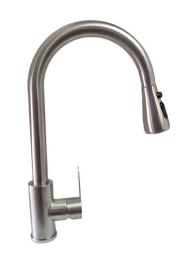 304 Stainless Steel Spiral Kitchen Faucet