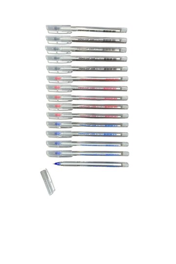 2305 Needle Tip 0.5 mm Triangular Body 5-Black & 5-Blue & 5-Red 15-Piece Set