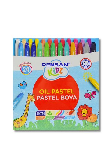 Kidz Cardboard Box Pastel Paint Set, 24 Colors.