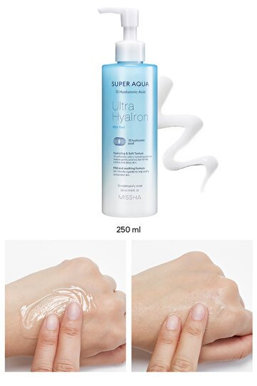 10 Farklı Hyalüronik Asit Içeren Jel Peeling Super Aqua Ultra Hyalron Mild Peel 250ml