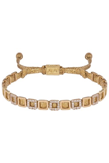Mini Square Bracelet with Stones