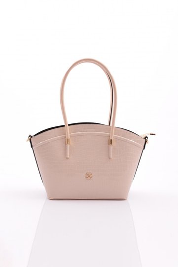 Women's Oval Bag Beige Crocodile 211273622