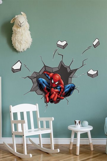 3D Spiderman Wall Sticker Set