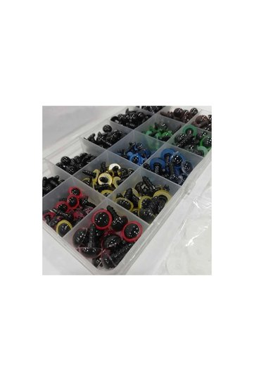 Amigurumi Screw Eye Box Colorful 300 Pieces