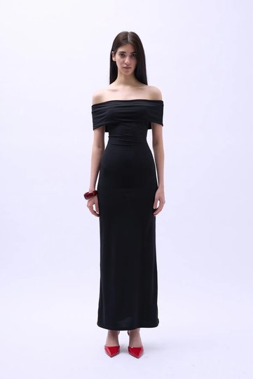 New Season Strapless Collar Women's Maxi Evening Dress 52225045