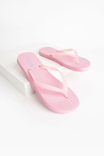 Pink Women's Flipflops - Comfortable Basic Flip Flops Beach Slippers