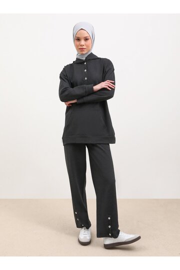Tracksuit Set - Anthracite - Por La Cara
