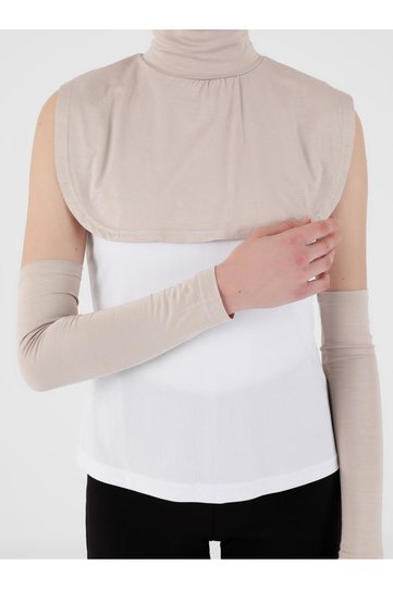 Collar & Sleeve Set of Two - Light Mink -