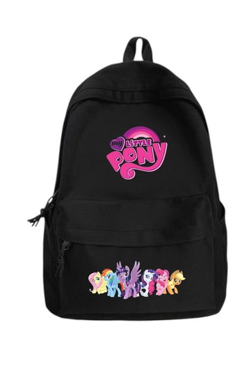 حقيبة ظهر مدرسية لطيفة مطبوعة بشكل مزدوج من My Little Pony، وغرفة الدراسة، وحقيبة ظهر للدورة