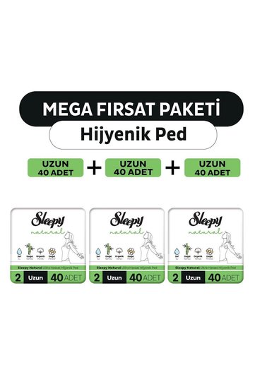 Natural Ultra Sensitive Sanitary Pad Long 120 Pieces Pads