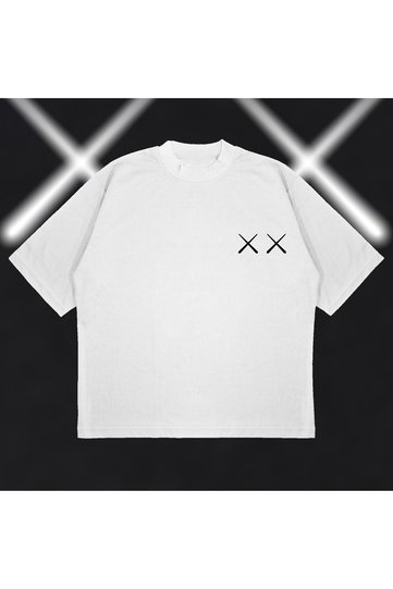 Kaws Oversize Unisex Cotton Breathable Thick Fabric T-Shirt