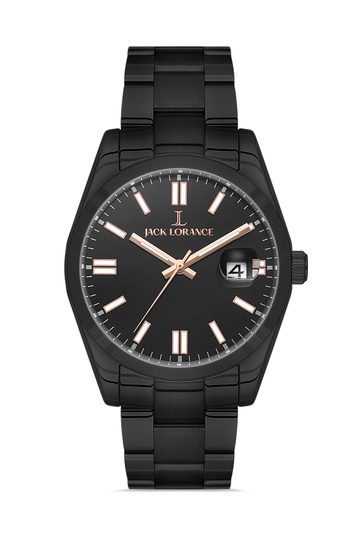 Jl.G1152704 Black Steel Men's Wristwatch