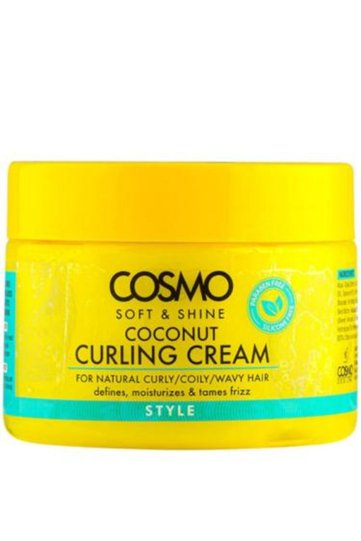Soft and Shine Coconut Hair Curl Cream by Cosmo - 325 grams