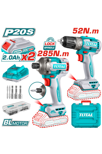 Advantageous Double Set of Cordless Battery-Powered Screwdriver and Cordless Charger