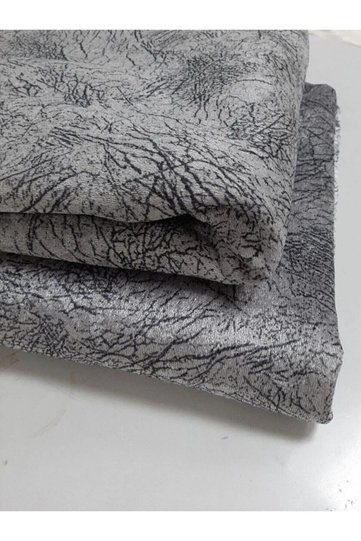Esselife Sofa Bed Cover Light Gray Vein Pattern Non-Slip Base Sponge Top Fabric Velvet