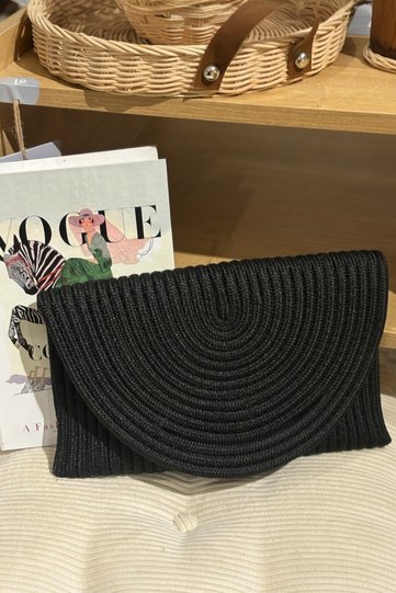 Hand Detailed Envelope Portfolio Clutch Bag