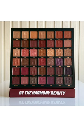 100% Original Rich Luxury Eyeshadow Palette 42 Colors by Harmony Beauty