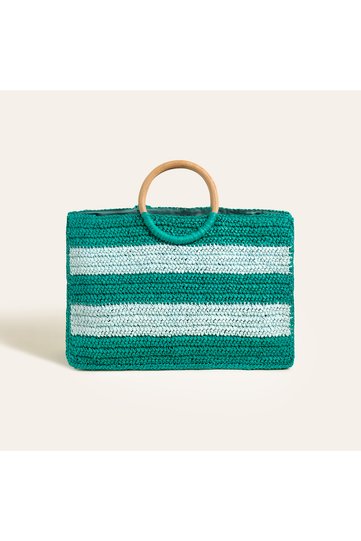 Delhi Green - Blue Tote Bag