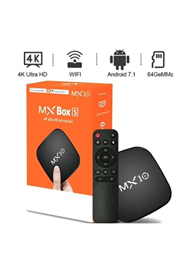 ZR604 MX10 5G 4K ANDROİD TV BOX UYUMLU
