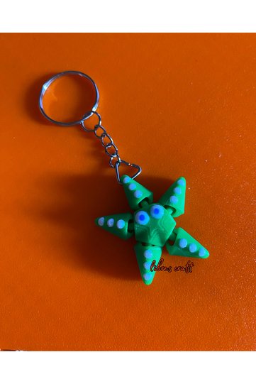 3D Mini Octopus Keychain