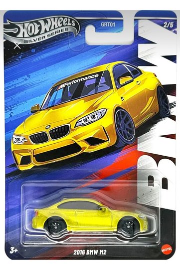 2016 Bmw M2 Silver Series Long Card Model Car