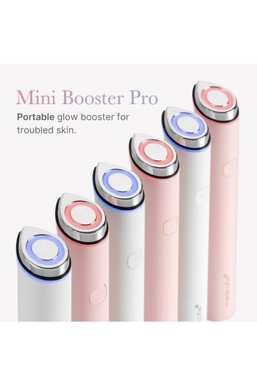 Mini Booster Pro White | Affordable At-Home Facial Skin Care Tool for Beginners - Portable